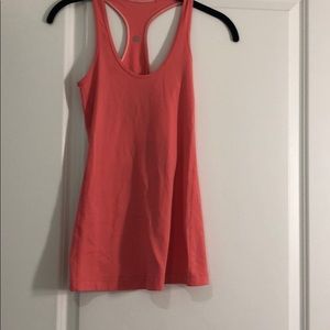 Coral lululemon tank